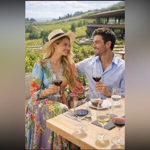 Farm Rio x Anthropologie
Long-Sleeve V-Neck Maxi Dress size SP.